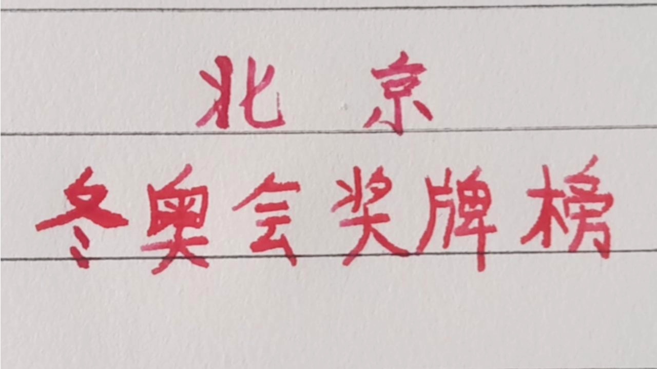 2008年北京奥运会奖牌榜，王铮以13秒65获得第四