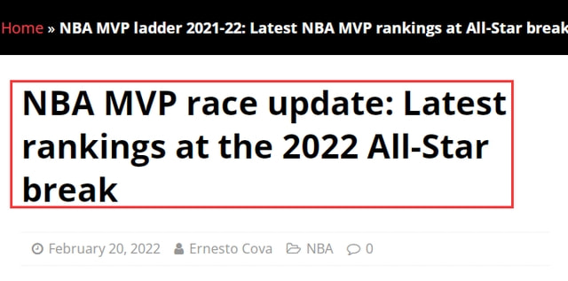 nba录像：在最新一期的MVP榜单上他力压约基奇