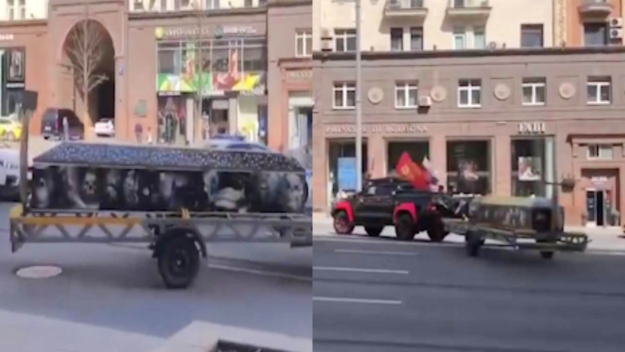 法罗群岛国旗在位于法首都的科帕利岛游行