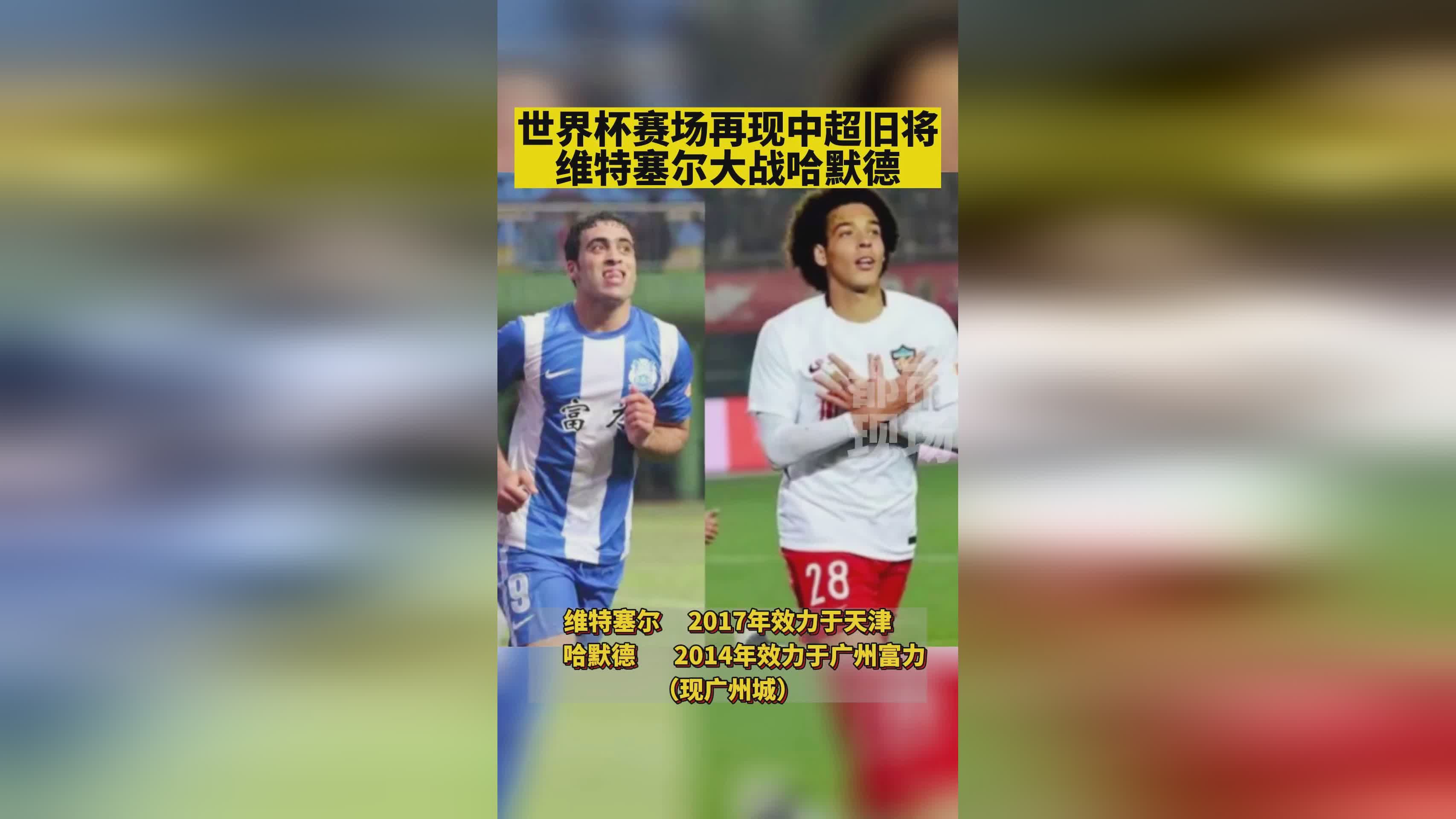 世界杯赛况，蒂勒曼斯和维特塞尔三名主力坐镇