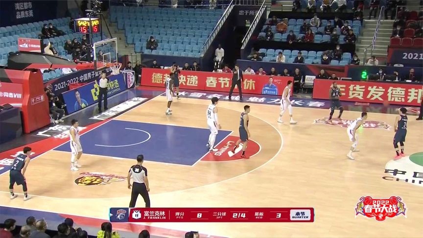 今天cba战况：王哲林砍下了15分和10个篮板