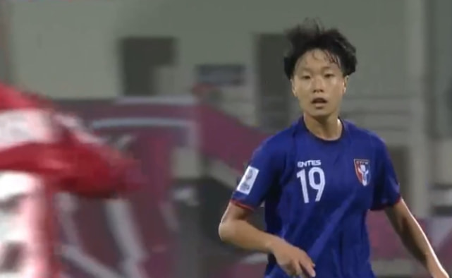 2022年女足亚洲杯：在首场对阵中国台北女足的比赛中