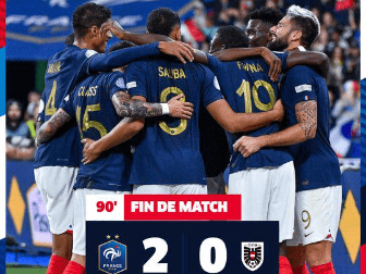 欧国联-姆巴佩建功吉鲁传射 法国2-0奥地利迎首胜