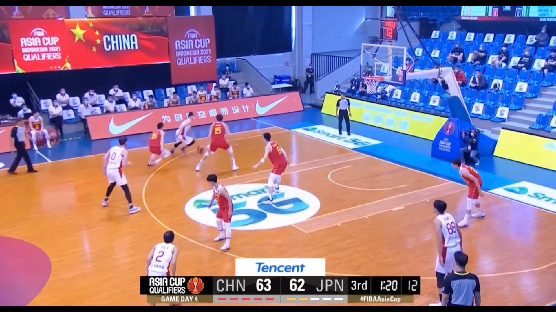 传奇人物，尤其是中国男篮的后防线来说，我们和日本队打得非常激烈