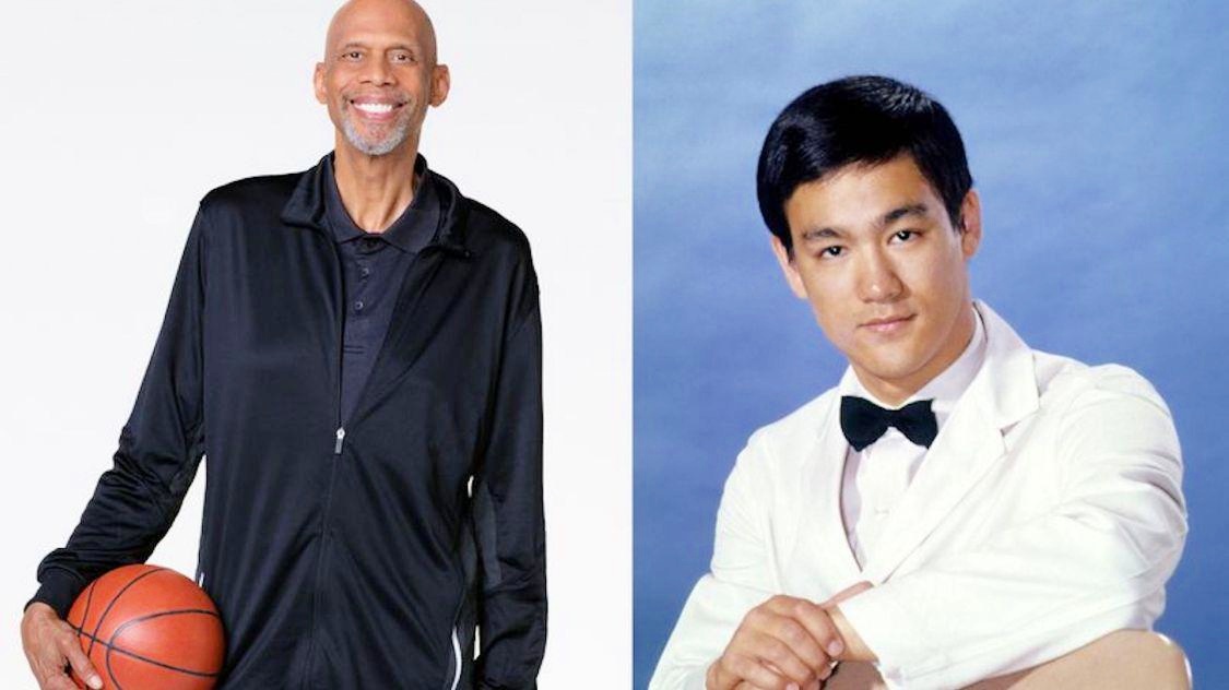 贾巴尔和李小龙：贾巴尔确实是一个很好的球员