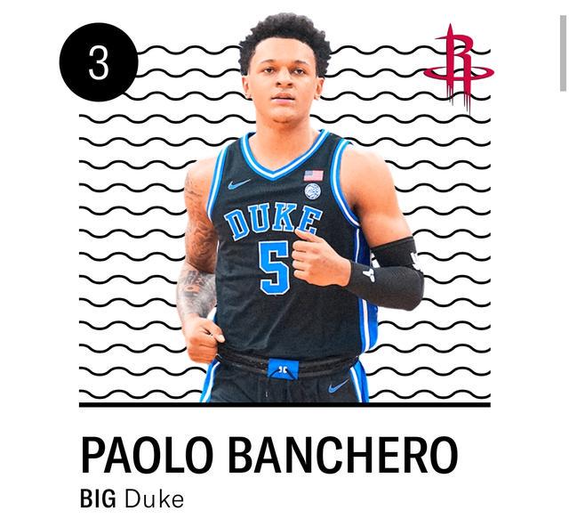 nba赛，ESPN的选秀专家在选秀前就预言